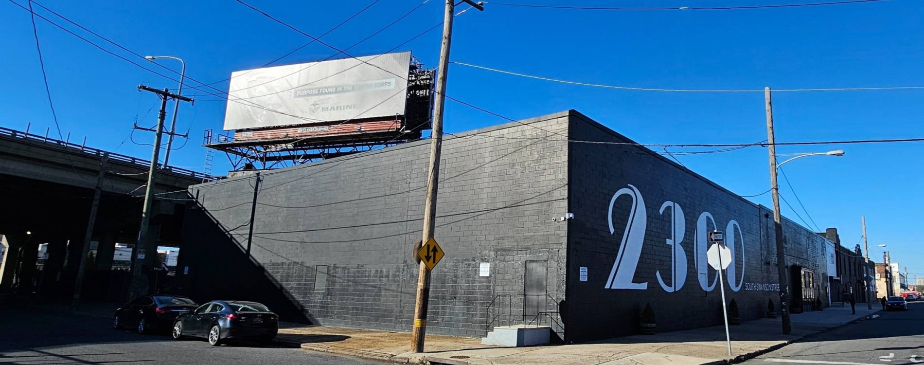 View from outside 2300 Arena in Philadelphia