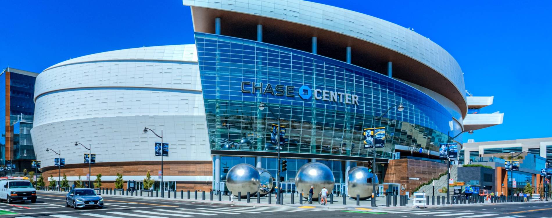 View from outside Chase Center