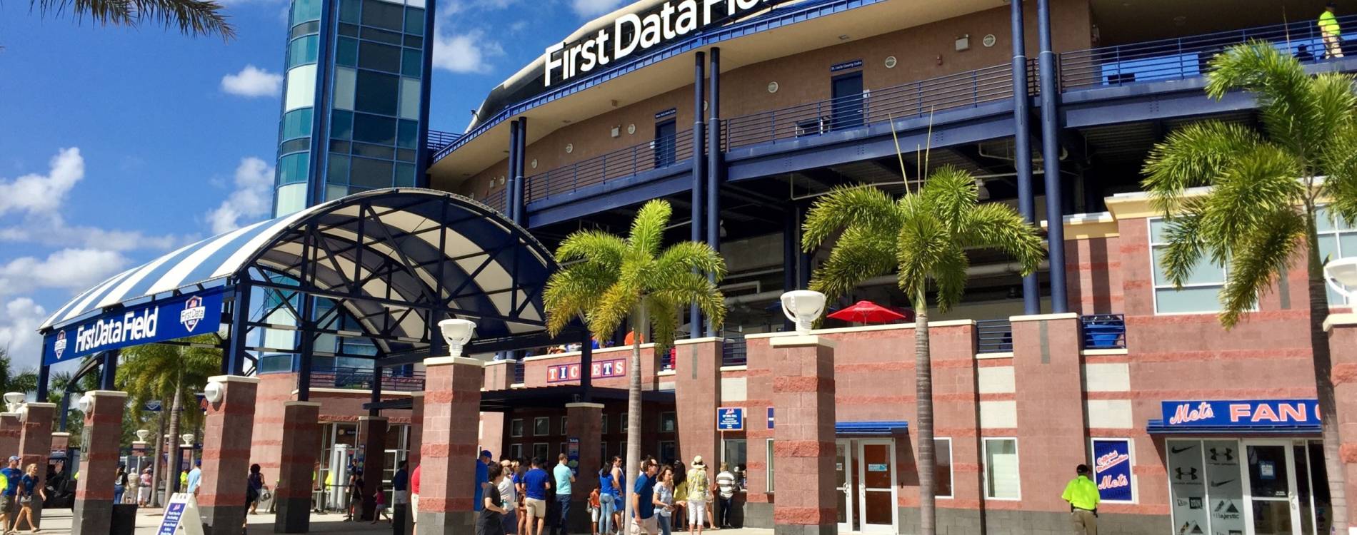 View from outside Clover Park (formerly First Data Field)
