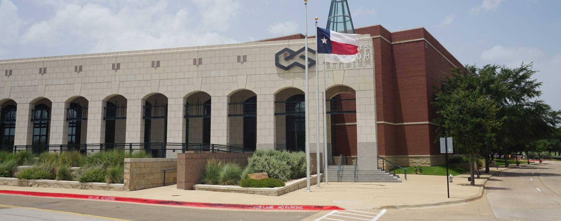 View from outside Esports Stadium Arlington