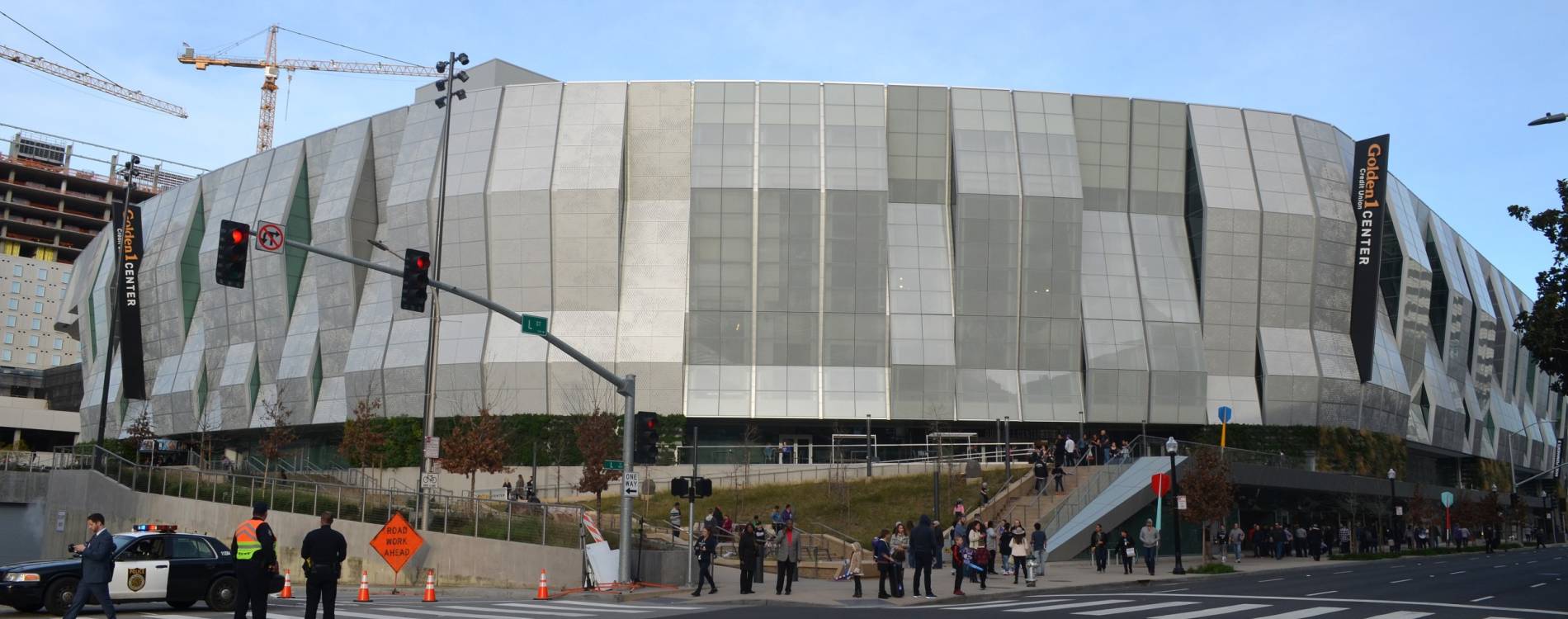 View from outside Golden 1 Center