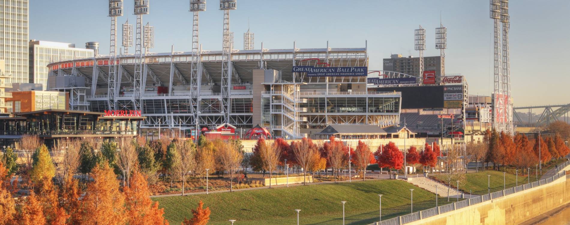 View from outside Great American Ballpark