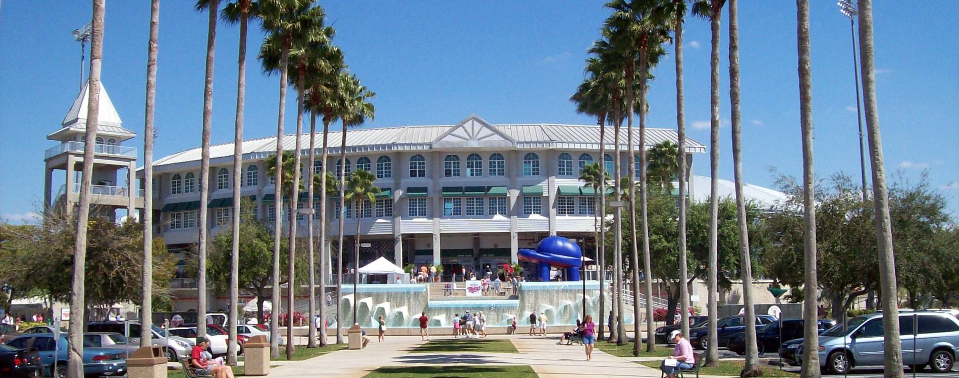 View from outside Hammond Stadium