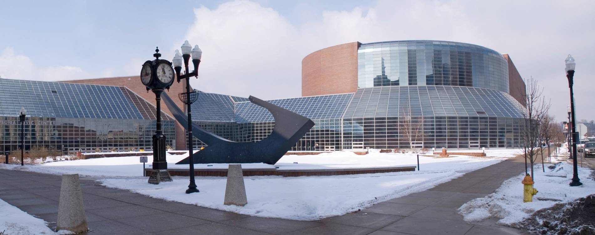 View from outside Peoria Civic Center