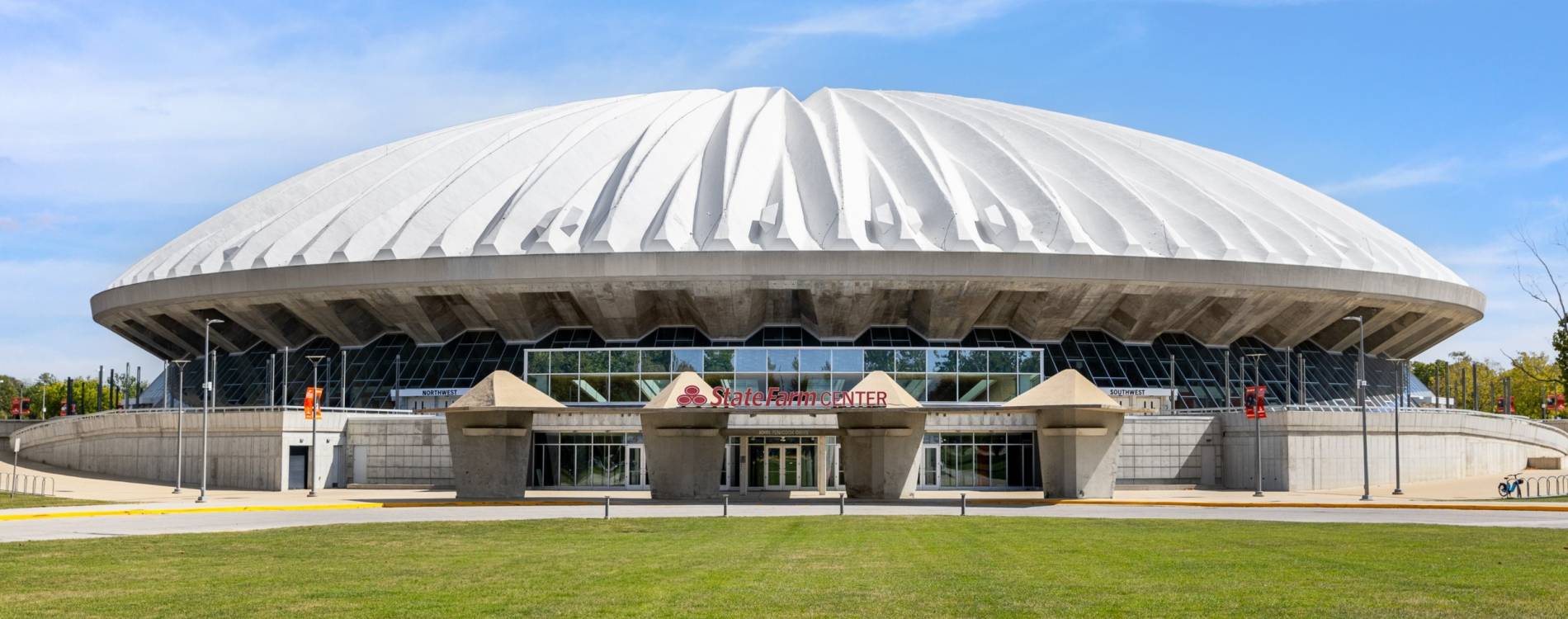 View from outside State Farm Center