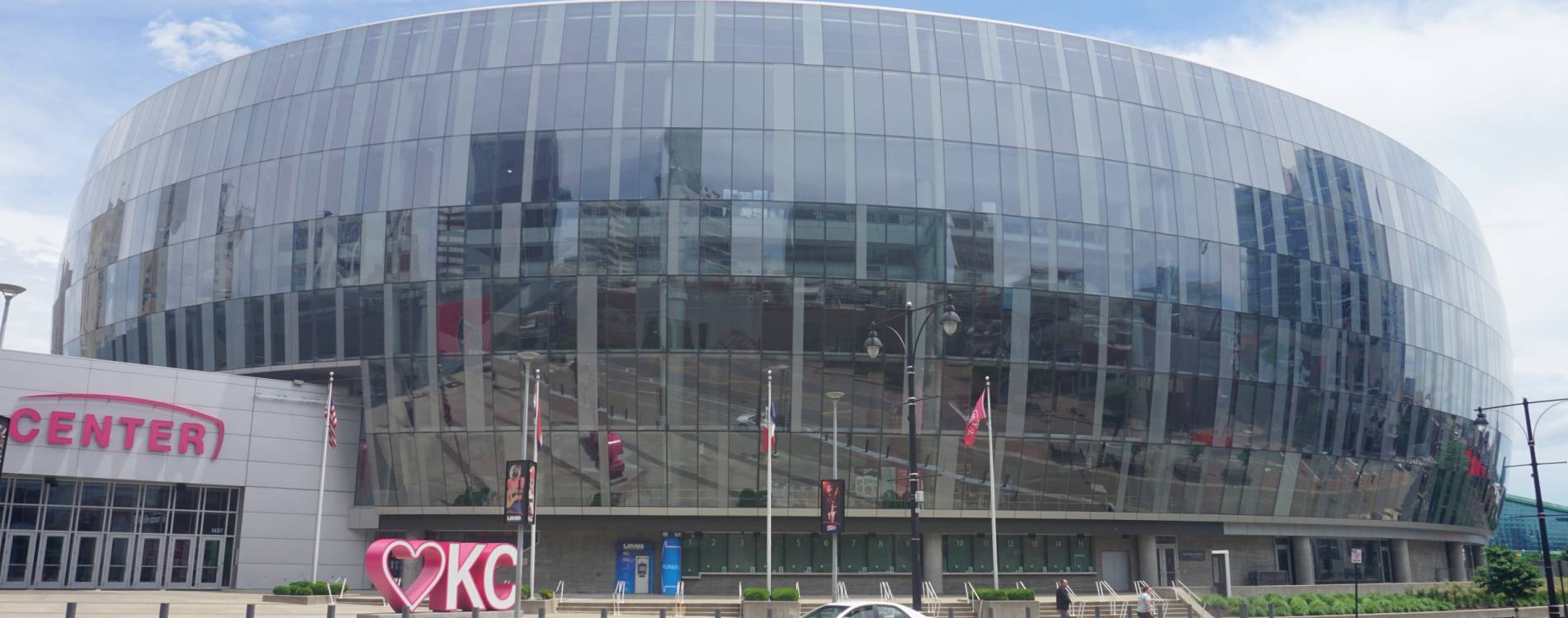 View from outside T-mobile Center