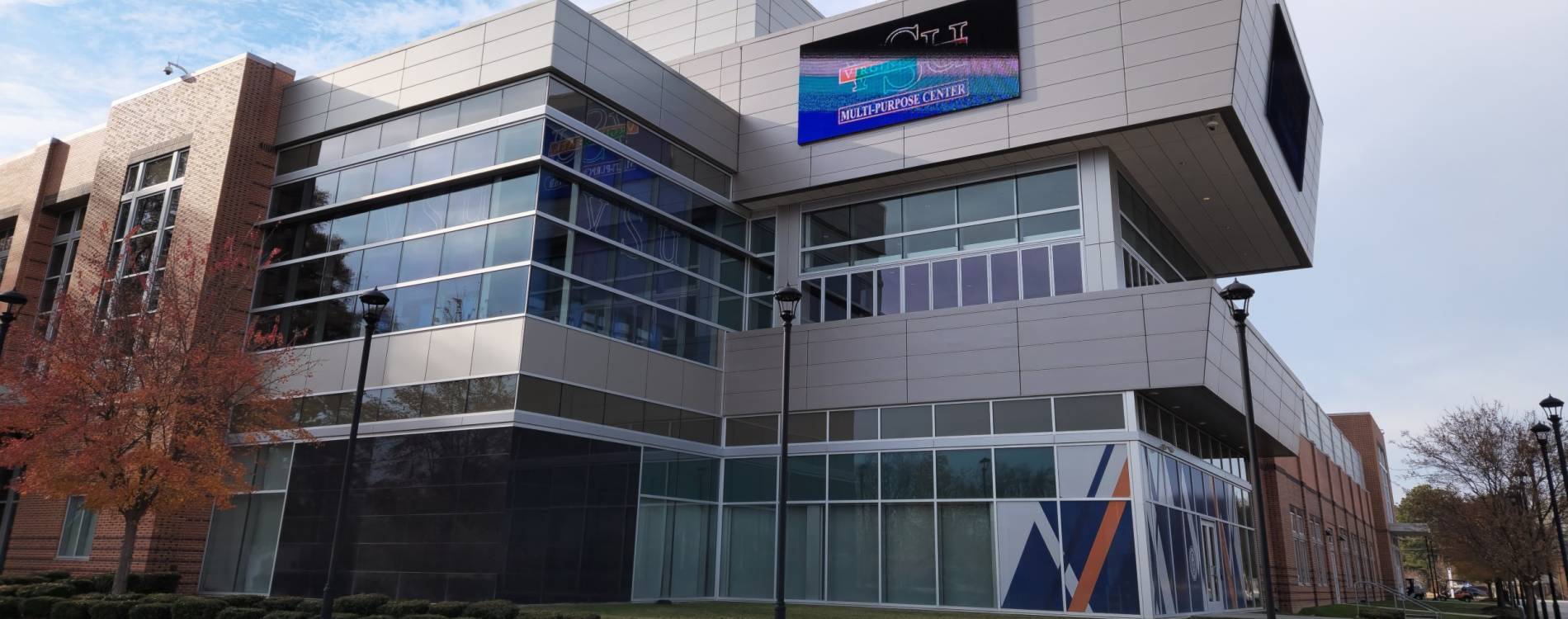 View from outside VSU Multipurpose Center