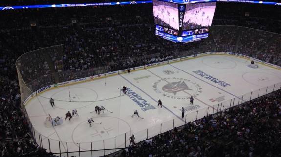 View from Party Tower 6 at Nationwide Arena