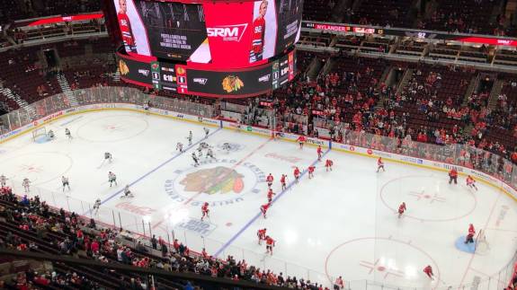 View from Penthouse Suite P35 at United Center