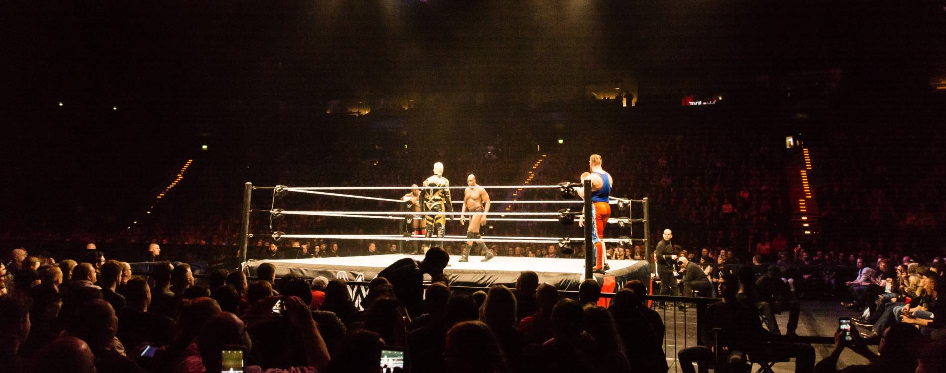 View from ringside at a WWE Live event