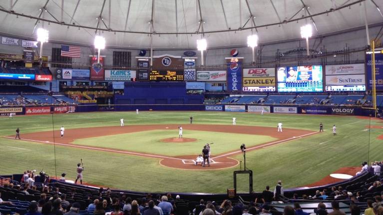 View from Section 101, Row FF