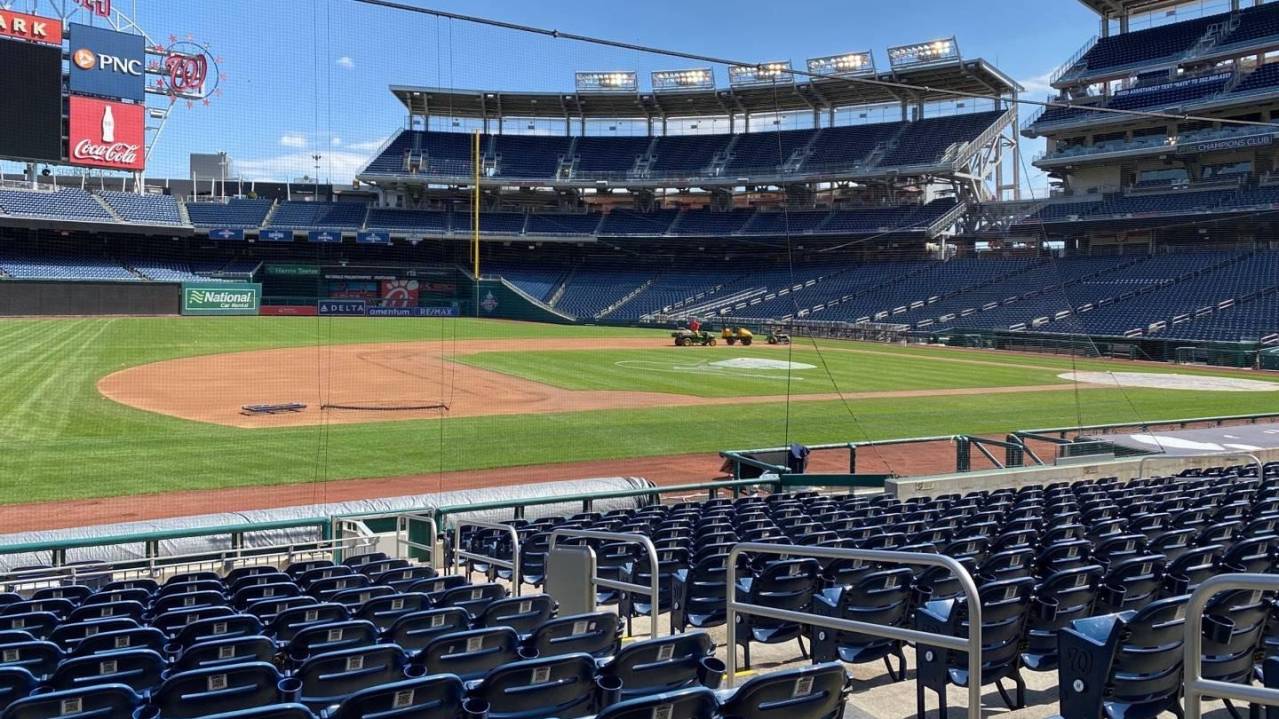 View from Section 114, Row S