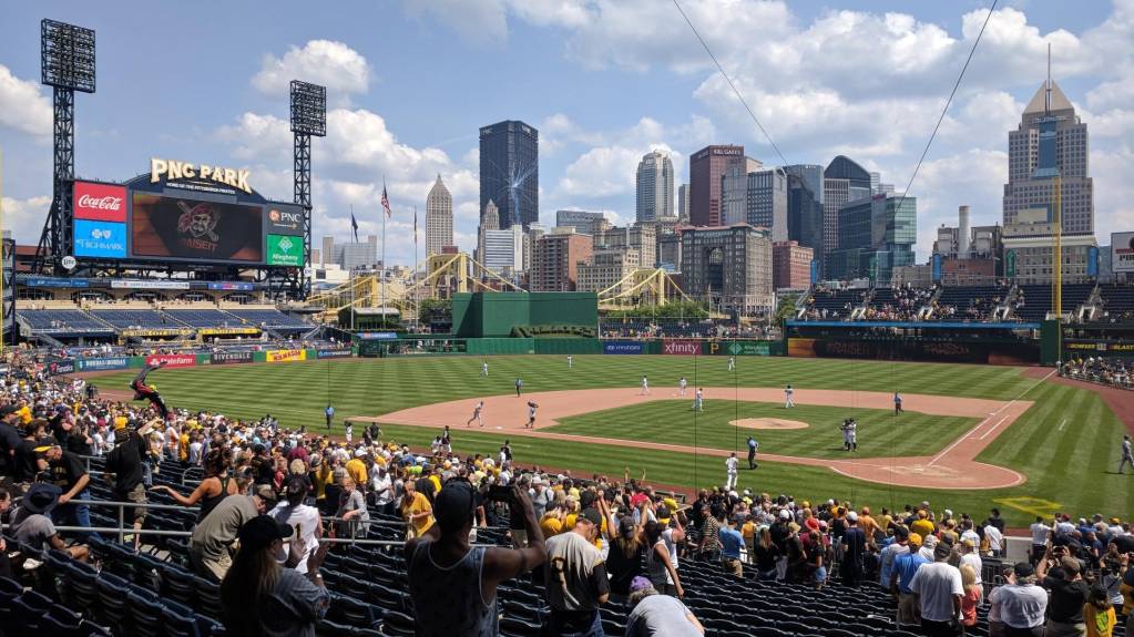 View from Section 119, Row V