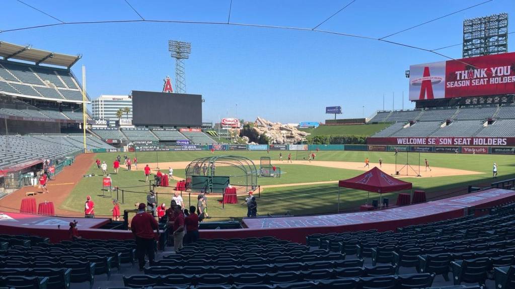 View from Section 120A, Row 1 (Diamond Box)