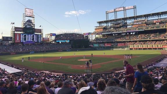 View from Section 131, Row 30