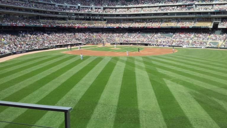 View from Section 133, Row 2
