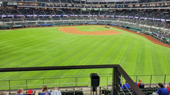 View from Section 137, Row 9 at Globe Life Field