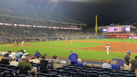 View from Section 137, Row J