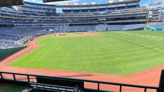 View from Section 139, Row S