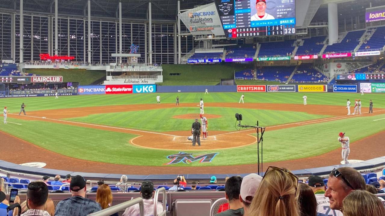 Promenade (Sections 132) Miami Marlins vs Philadelphia Phillies 6