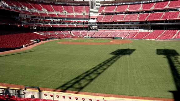 View from Section 142, Row K