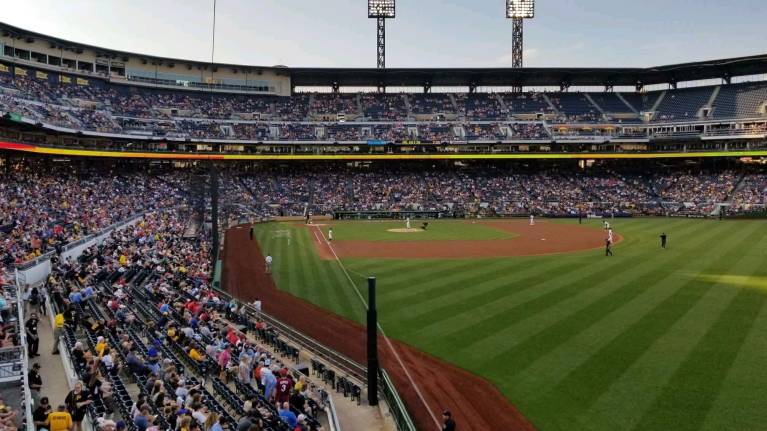 View from Section 146, Row D