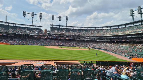 View from Section 149, Row AA