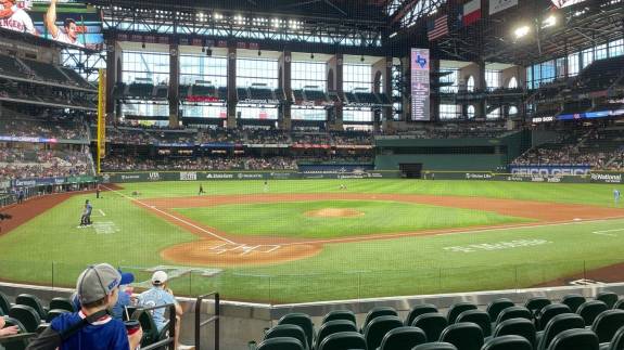 View from Section 15, Row 8 at Globe Life Field