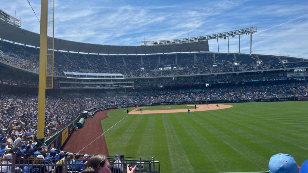 View from Section 150, Row 3