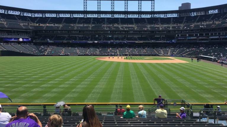 View from Section 153, Row 15