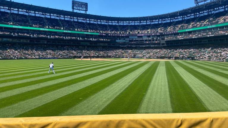 View from Section 163, Row 1