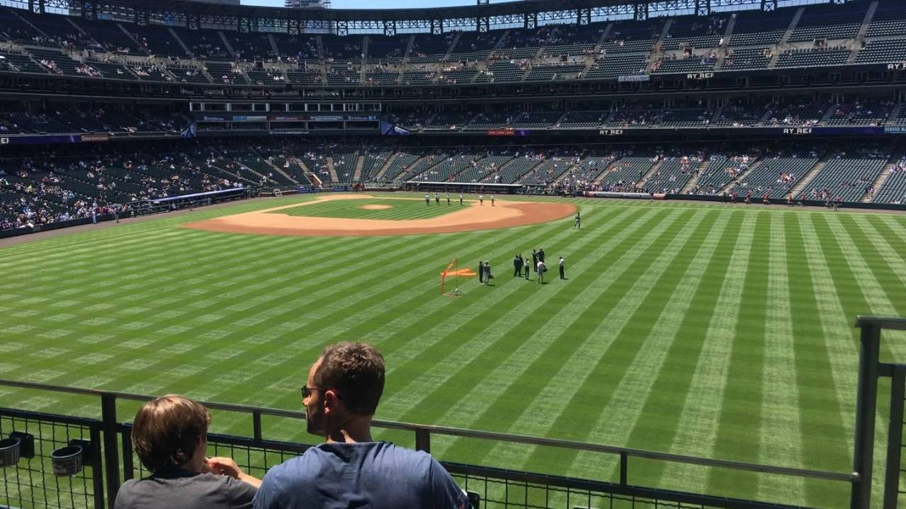 View from Section 203, Row 3