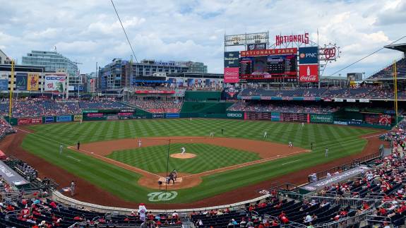 View from Section 214, Row A