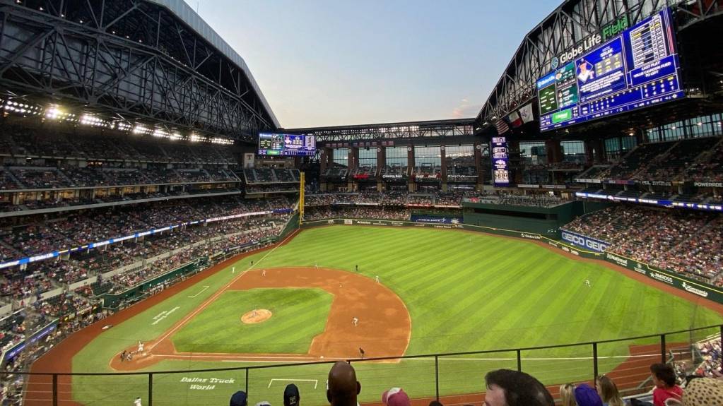 View from Section 224, Row 5 at Globe Life Field