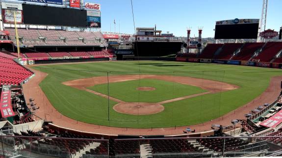 View from Section 224, Row C