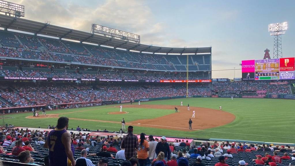 View from Section 225, Row C