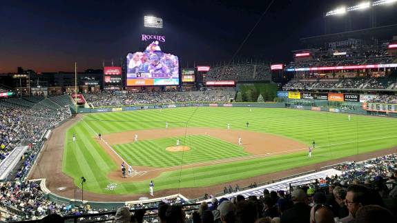 View from Section 227, Row 11