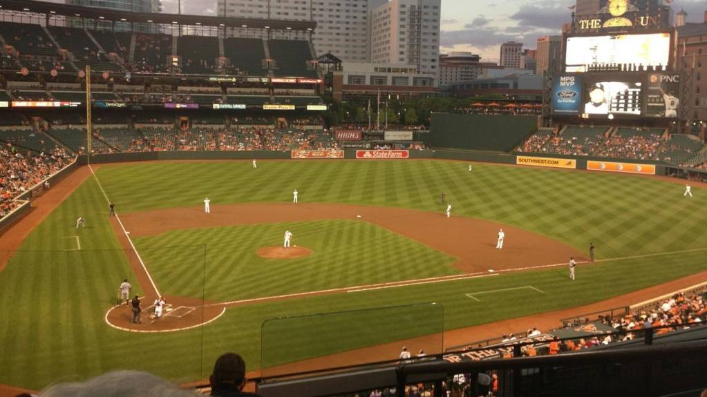 View from Section 228, Row 3