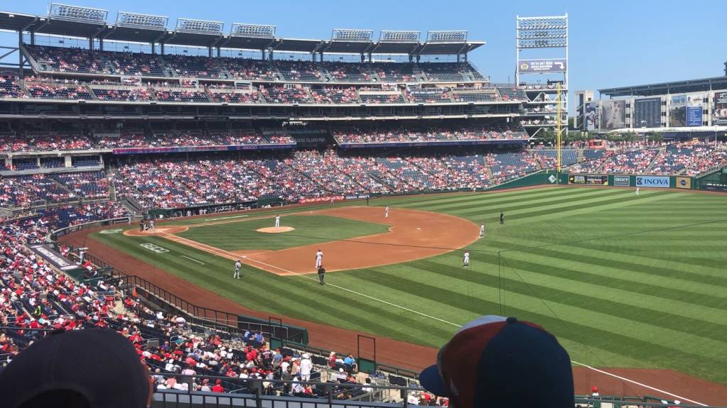 View from Section 229, Row E