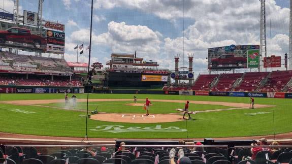 View from Section 23, Row B