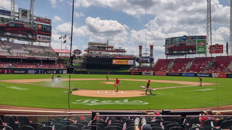 View from Section 23, Row B