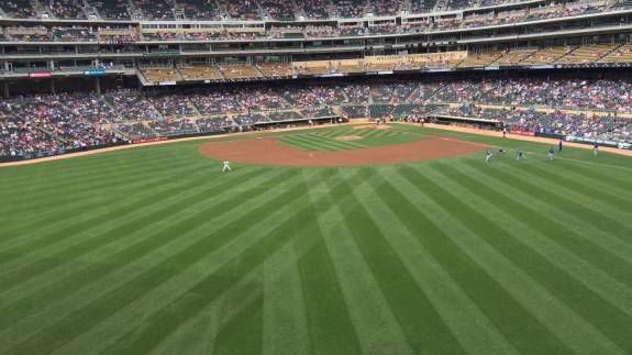 View from Section 233, Row 1