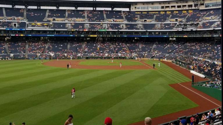 View from Section 235, Row R