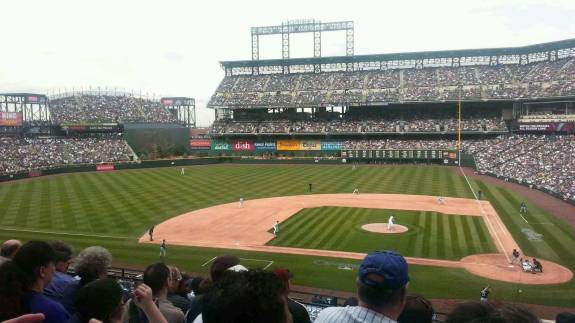 View from Section 236, Row 6