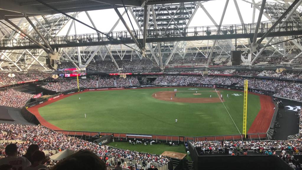 View from Section 244, Row 70