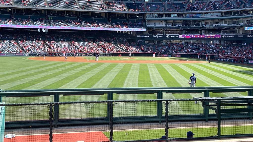 View from Section 258, Row G