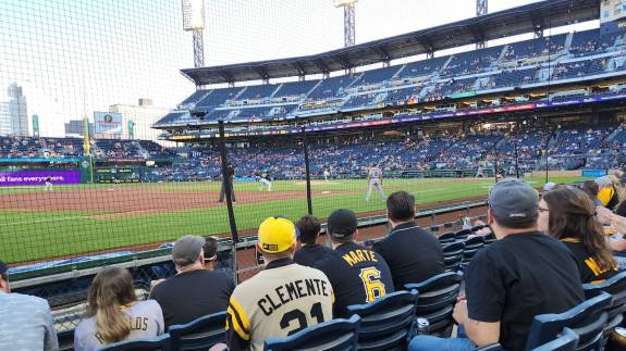 View from Section 26, Row E