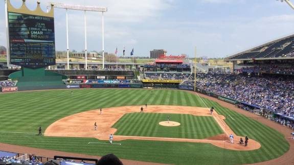 View from Section 309, Row F