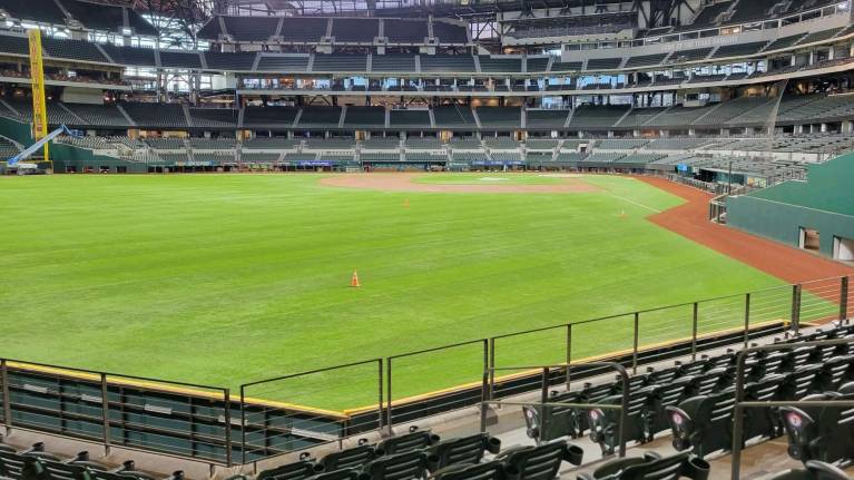 View from Section 31, Row 7 at Globe Life Field