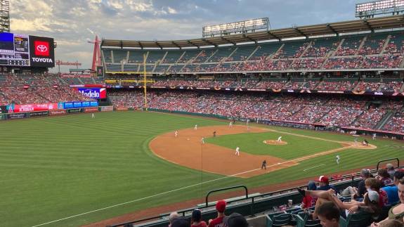 View from Section 311, Row G